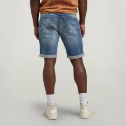G-Star Raw 3301 Slim Shorts -G-Star Raw Store g star raw 3301 slim shorts medium blue 1