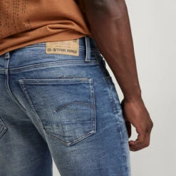G-Star Raw 3301 Slim Shorts -G-Star Raw Store g star raw 3301 slim shorts medium blue 2