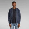 G-Star Raw 3D Biker Knitted Zip Through Sweater -G-Star Raw Store g star raw 3d biker knitted zip through sweater multi color