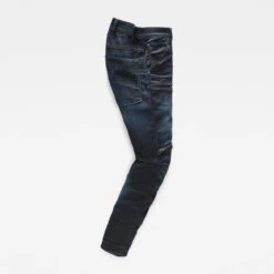 G-Star Raw 5620 3D Zip Knee Super Slim Jeans -G-Star Raw Store g star raw 5620 3d zip knee super slim jeans dark blue 4