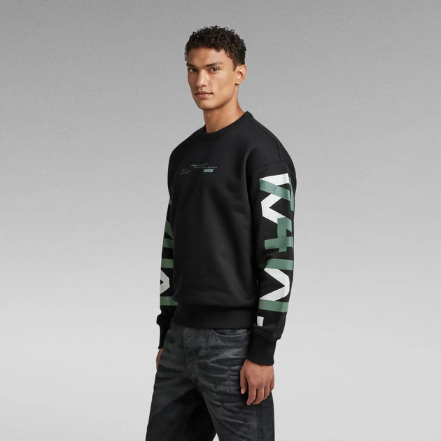 G-Star Raw 7411 Sleeve Graphic Loose Sweater 4 G-Star Raw 7411 Sleeve Graphic Loose Sweater - Image 2