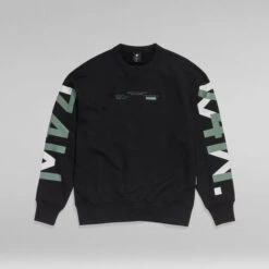 G-Star Raw 7411 Sleeve Graphic Loose Sweater 9 G-Star Raw 7411 Sleeve Graphic Loose Sweater -G-Star Raw Store g star raw 7411 sleeve graphic loose sweater black 3