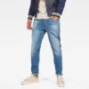 G-Star Raw Arc 3D Slim Jeans -G-Star Raw Store g star raw arc 3d slim jeans light blue front flat