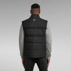 G-Star Raw Attac Tape Quilted Padded Vest -G-Star Raw Store g star raw attac tape quilted padded vest black 2