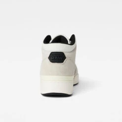 G-Star Raw Attacc Mid Tonal Blocked Sneakers 8 G-Star Raw Attacc Mid Tonal Blocked Sneakers -G-Star Raw Store g star raw attacc mid tonal blocked sneakers white back view
