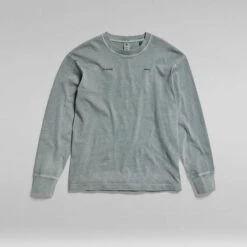 G-Star Raw Back Typography Boxy T-Shirt -G-Star Raw Store g star raw back typography boxy t shirt green 3