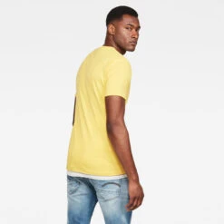 G-Star Raw Base T-Shirt -G-Star Raw Store g star raw base t shirt yellow 2