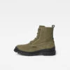G-Star Raw Blake High Suede Boots 1 G-Star Raw Blake High Suede Boots -G-Star Raw Store g star raw blake high suede boots green side view
