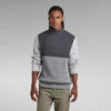 G-Star Raw Cable Color Block Loose Turtle Knit -G-Star Raw Store g star raw cable color block loose turtle knit multi color