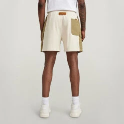 G-Star Raw Cargo Sweat Shorts -G-Star Raw Store g star raw cargo sweat shorts white 1