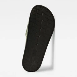 G-Star Raw Cart III Camo Slides -G-Star Raw Store g star raw cart iii camo slides green sole view