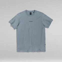 G-Star Raw Center Logo Loose T-Shirt -G-Star Raw Store g star raw center logo loose t shirt light blue 3