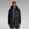 G-Star Raw Check Wool Coat -G-Star Raw Store g star raw check wool coat multi color