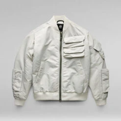 G-Star Raw Chest Pocket Bomber -G-Star Raw Store g star raw chest pocket bomber white 3
