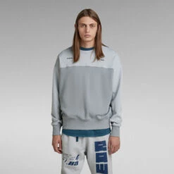 G-Star Raw Color Block Oversized Sweater
