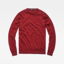 G-Star Raw Core Knit -G-Star Raw Store g star raw core knit red flat front