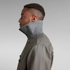 G-Star Raw Double Breasted Trench -G-Star Raw Store g star raw double breasted trench grey 4