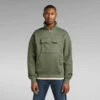 G-Star Raw Double Pocket Loose Sweater -G-Star Raw Store g star raw double pocket loose sweater green