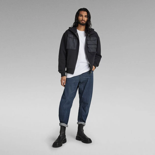 G-Star Raw E Zip Through Hooded Pocket Sweater 7 G-Star Raw E Zip Through Hooded Pocket Sweater - Image 5