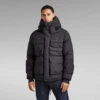 G-Star Raw Field Hooded Puffer Jacket -G-Star Raw Store g star raw field hooded puffer jacket black