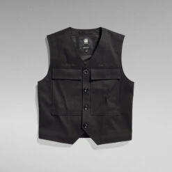 G-Star Raw Field Pocket Waistcoat -G-Star Raw Store g star raw field pocket waistcoat black 3