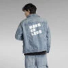 G-Star Raw G-Star X Maarten Baas Denim Jacket -G-Star Raw Store g star raw g star x maarten baas denim jacket light blue