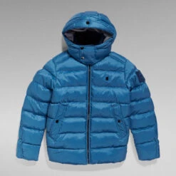 G-Star Raw G-Whistler Padded Hooded Jacket -G-Star Raw Store g star raw g whistler padded hooded jacket medium blue 3