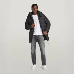 G-Star Raw G-Whistler Padded Hooded Parka -G-Star Raw Store g star raw g whistler padded hooded parka black 4