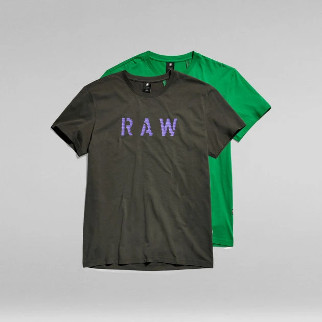 G-Star Raw Graphic 2 Pack T-Shirt 6 G-Star Raw Graphic 2 Pack T-Shirt - Image 4