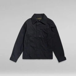 G-Star Raw High Collar Overshirt -G-Star Raw Store g star raw high collar overshirt black 3