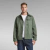 G-Star Raw High Collar Overshirt -G-Star Raw Store g star raw high collar overshirt green