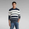 G-Star Raw Irregular Stripe Knitted Sweater 1 G-Star Raw Irregular Stripe Knitted Sweater -G-Star Raw Store g star raw irregular stripe knitted sweater multi color