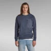 G-Star Raw Lightweight Raglan Pocket Sweater 2 G-Star Raw Lightweight Raglan Pocket Sweater -G-Star Raw Store g star raw lightweight raglan pocket sweater medium blue