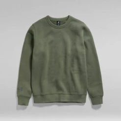 G-Star Raw Logo Tape Sweater -G-Star Raw Store g star raw logo tape sweater green 3