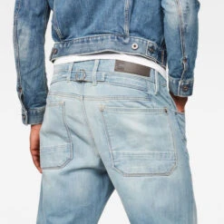 G-Star Raw Loic Relaxed Tapered Jeans -G-Star Raw Store g star raw loic relaxed tapered jeans light blue 2