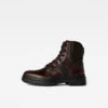 G-Star Raw Morry Mid Nubuck Nylon Boots 2 G-Star Raw Morry Mid Nubuck Nylon Boots -G-Star Raw Store g star raw morry mid nubuck nylon boots red side view