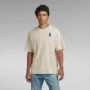 G-Star Raw Oversized Boxy T-Shirt Embro RAW -G-Star Raw Store g star raw oversized boxy t shirt embro raw white