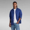 G-Star Raw Oversized Camp Overshirt -G-Star Raw Store g star raw oversized camp overshirt medium blue