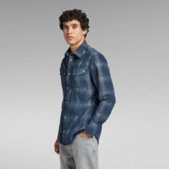 G-Star Raw Plaid Slim Shirt -G-Star Raw Store g star raw plaid slim shirt multi color 6