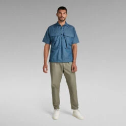 G-Star Raw Pleated Relaxed Chino -G-Star Raw Store g star raw pleated relaxed chino green 4