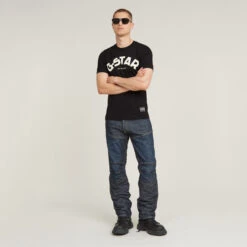 G-Star Raw Puff Logo Slim T-Shirt -G-Star Raw Store g star raw puff logo slim t shirt black 2