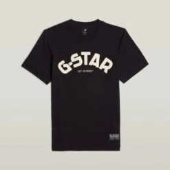 G-Star Raw Puff Logo Slim T-Shirt -G-Star Raw Store g star raw puff logo slim t shirt black 3