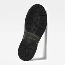 G-Star Raw Roofer IV Mid Leather Boots -G-Star Raw Store g star raw roofer iv mid leather boots red sole view