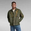 G-Star Raw Slanted Pocket Overshirt -G-Star Raw Store g star raw slanted pocket overshirt green