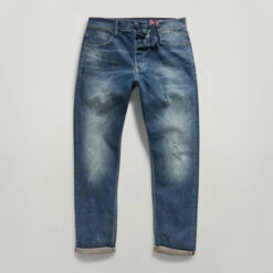 G-Star Raw Triple A Regular Straight Selvedge Jeans -G-Star Raw Store g star raw triple a regular straight selvedge jeans medium blue 3