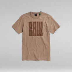 G-Star Raw Typography RAW Slim T-Shirt -G-Star Raw Store g star raw typography raw slim t shirt beige 3