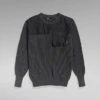 G-Star Raw Unisex Army Knit -G-Star Raw Store g star raw unisex army knit grey