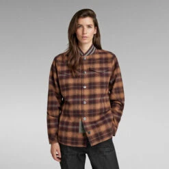 G-Star Raw Unisex Bomber Collar Overshirt -G-Star Raw Store g star raw unisex bomber collar overshirt multi color 2