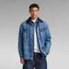 G-Star Raw Unisex Chore Evergreen Jacket -G-Star Raw Store g star raw unisex chore evergreen jacket medium blue