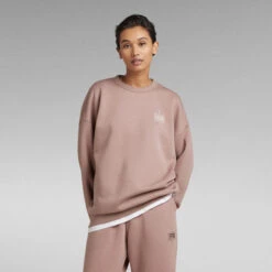 G-Star Raw Unisex Core Loose Sweater -G-Star Raw Store g star raw unisex core loose sweater brown 2